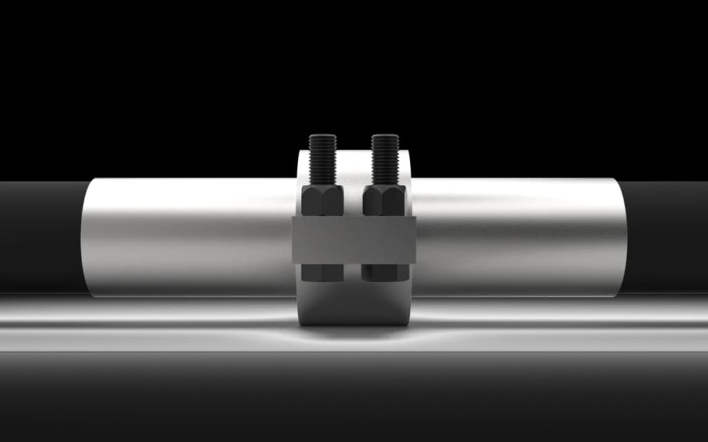 Clamp Coupling — Closeup